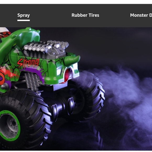 Prefontaine Remote Control Monster Truck/Off Road Vehicle - green dinosaur - Picture 9 of 16